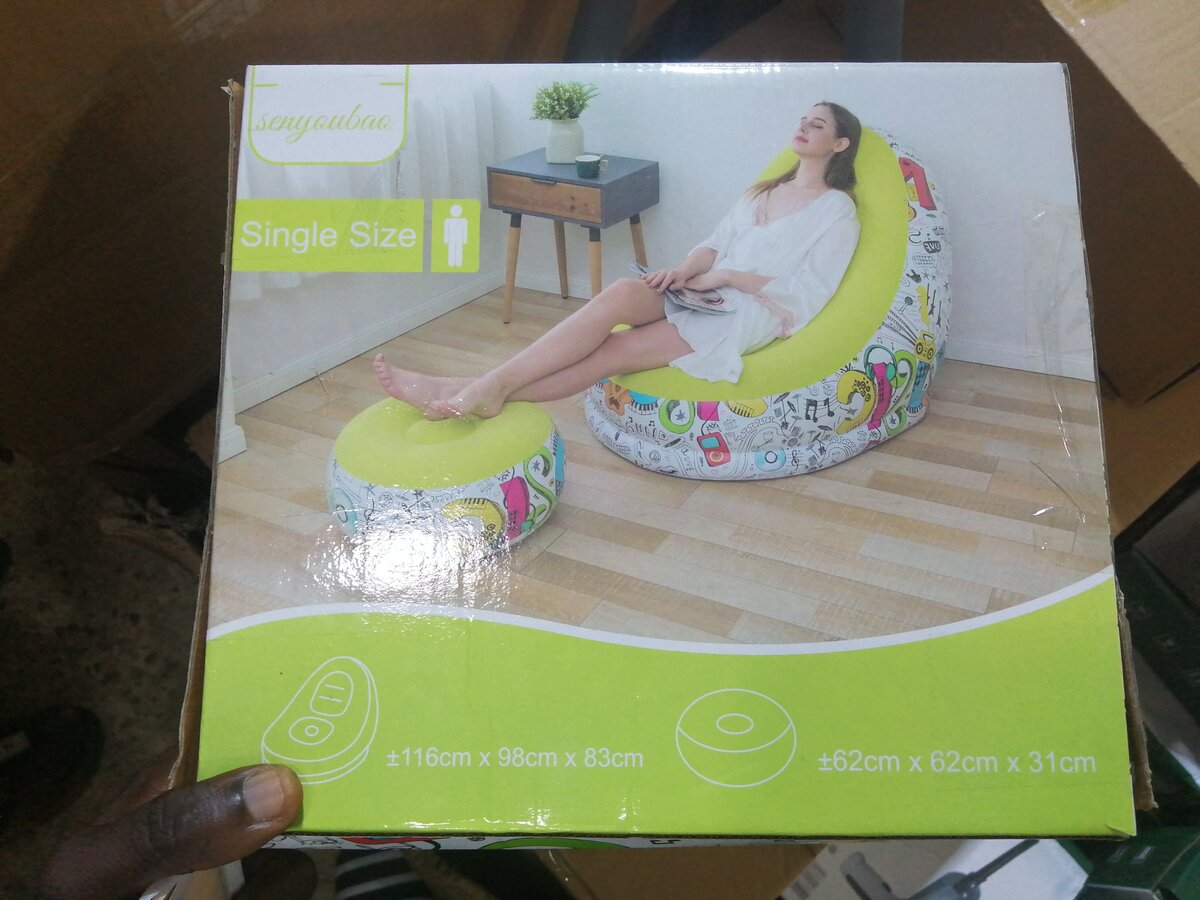 Mini fauteuil gonflable confortable