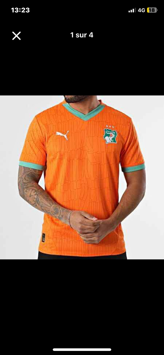 Maillot Équipe Côte d'Ivoire