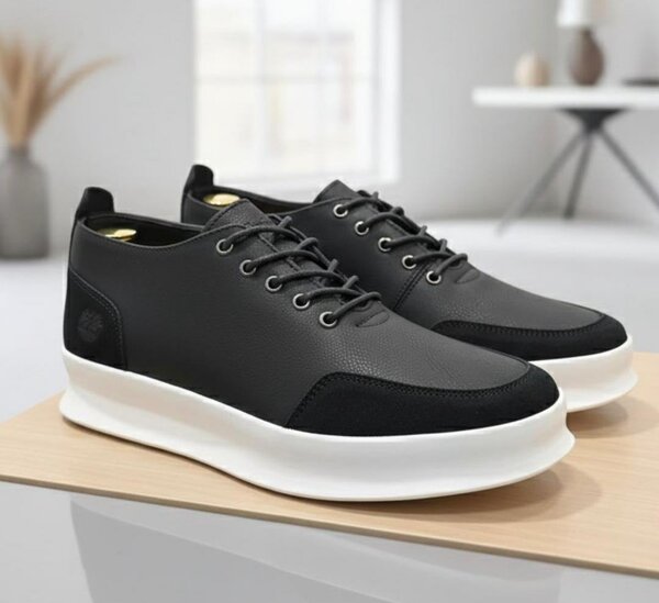 Baskets noires légères homme