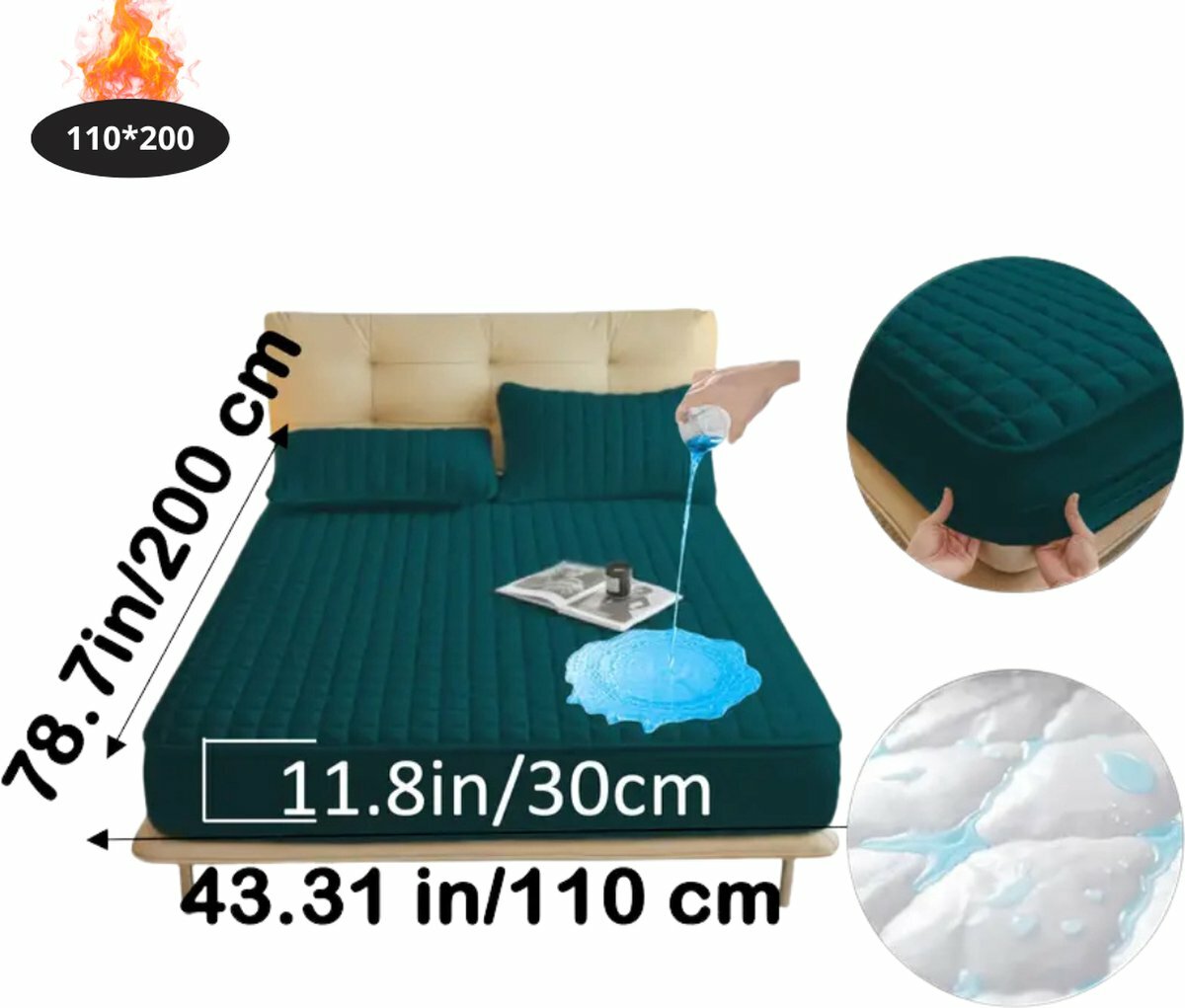 Matelas chauffant imperméable