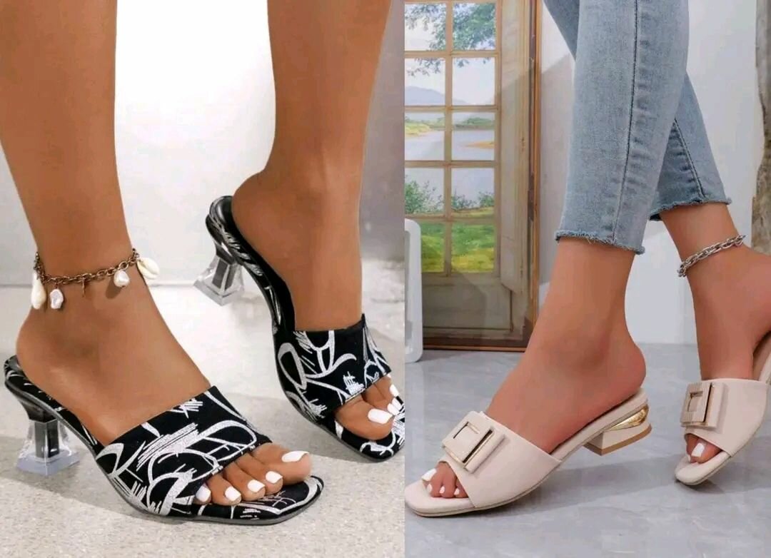 Chic Mules à Talons pour Femme
