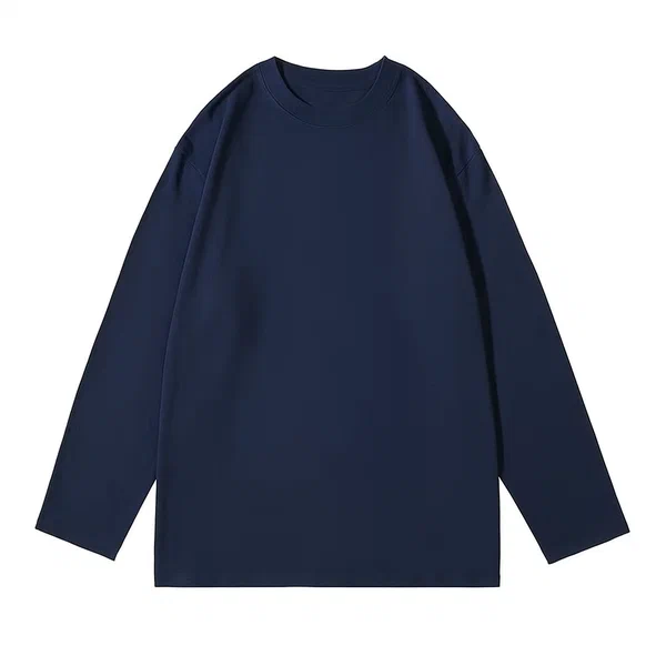 T-shirt à manches longues bleu