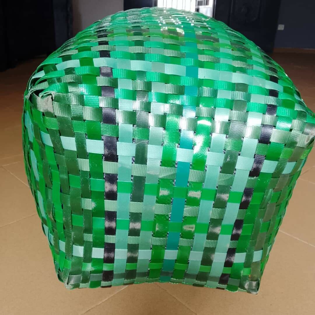 Panier de rangement tissé