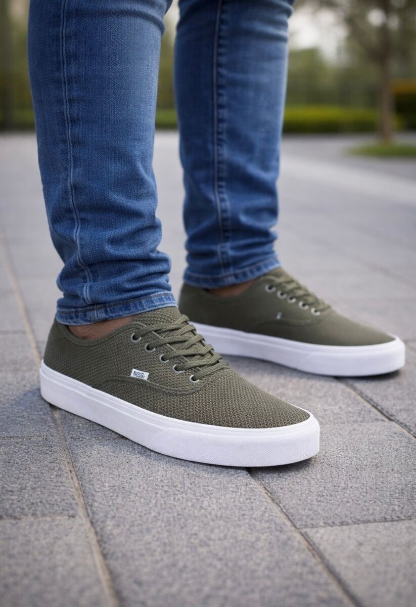 Baskets en toile élégantes