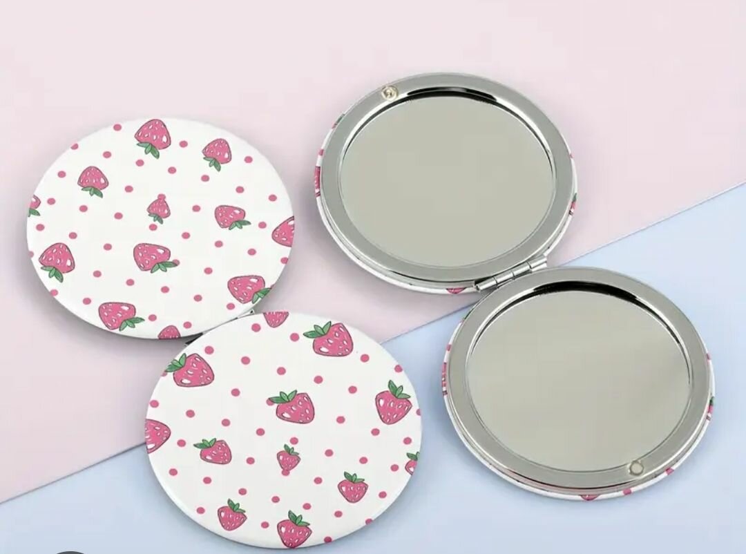 Miroir de poche compact et élégant