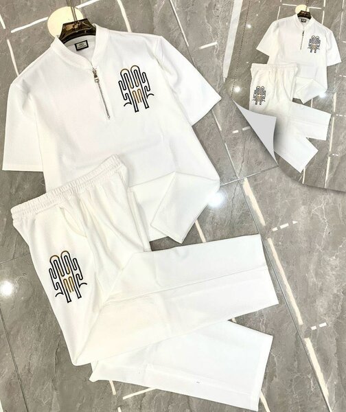 Ensemble sport chic blanc