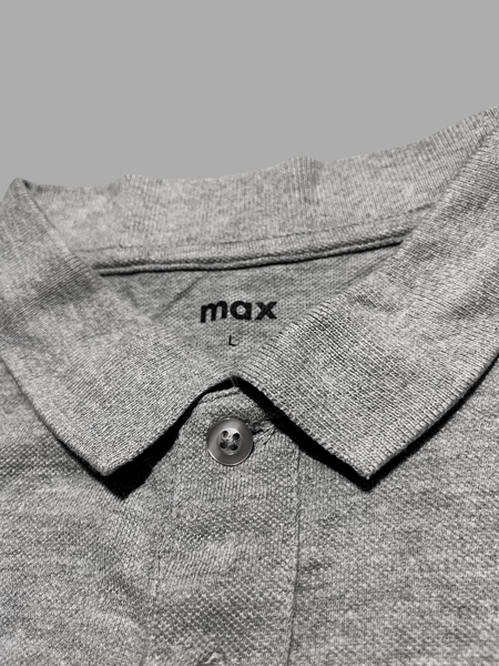 Polo gris classique Max