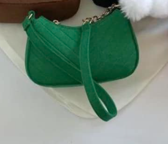 A small women's shoulder bag