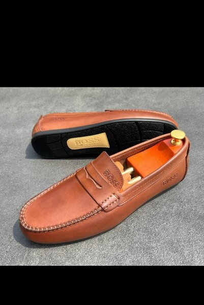 Mocassins en cuir pour hommes