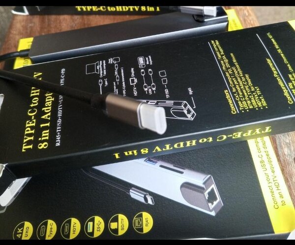 Adaptateur USB-C 8-en-1