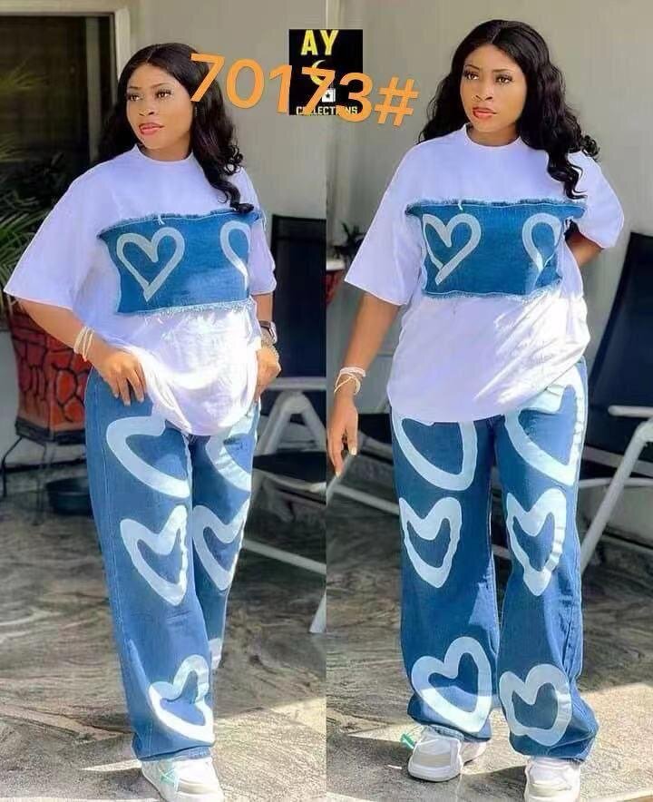 Ensemble Casual Coeur Femme