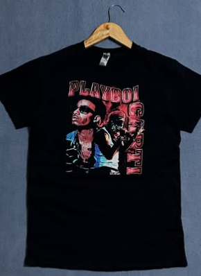 Playboicarti t shirt size: MS