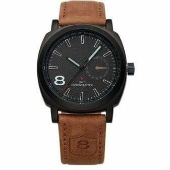 Leather watch