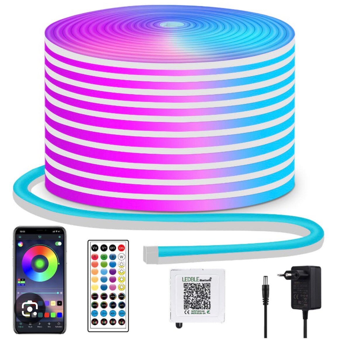 Ruban LED Néon RGB 5m