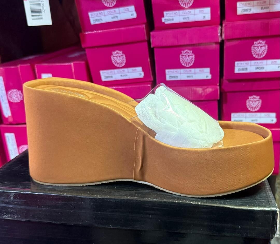 Sandales compensées tendance