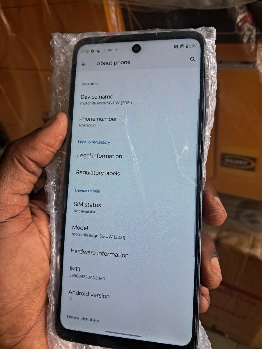 Motorola Edge 5G UW [2021] 256GB
