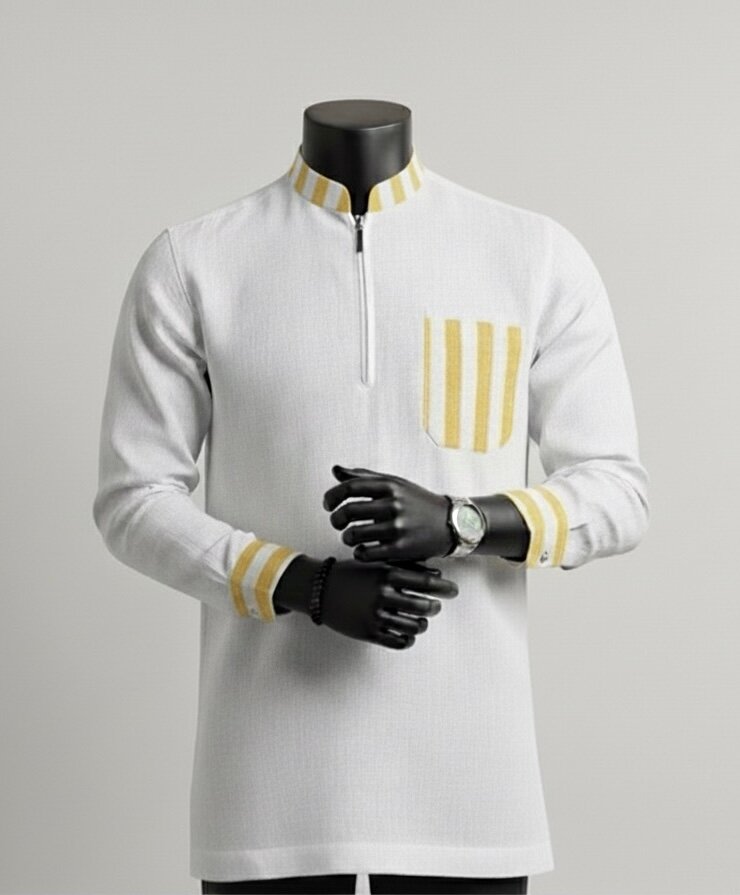 Chemise homme à rayures élégantes