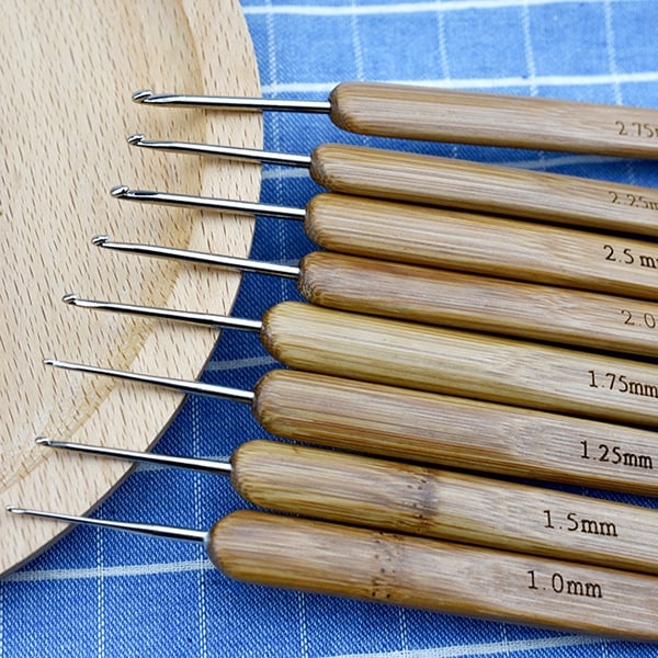 20pcs bamboo crochet set
