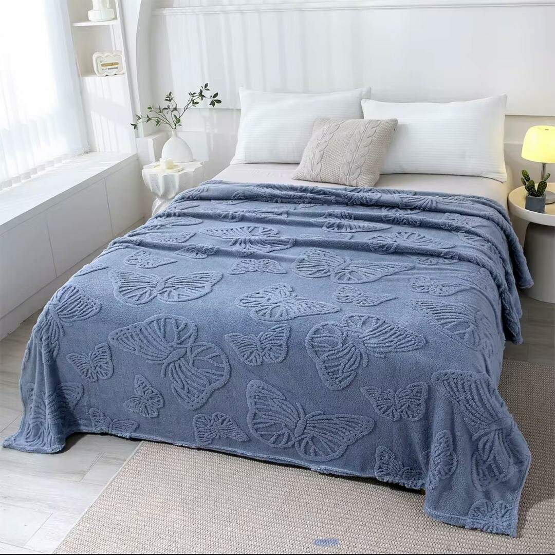 Couverture douce papillon