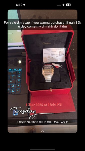 I have 2025 Cartier for sale