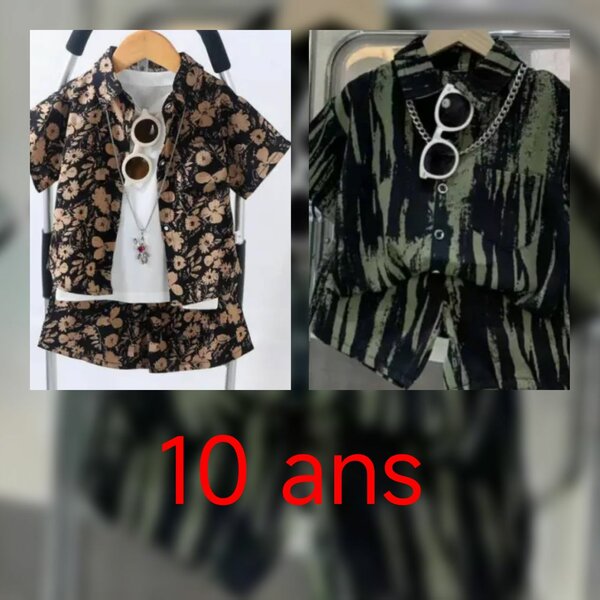 Ensemble chemise garçon stylée