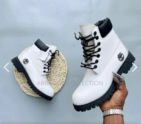Bottes Timberland Blanc et Bleu