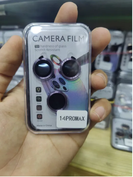 Camera Lens Protector Compatible with iPhone 14 Pro / 14 Pro Max, Premium Tempered Glass Circle Film |