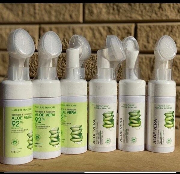 Mousse Nettoyante Aloe Vera