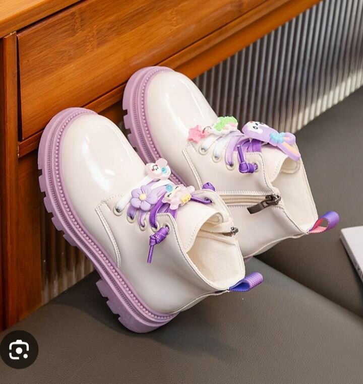 Baskets roses pour filles