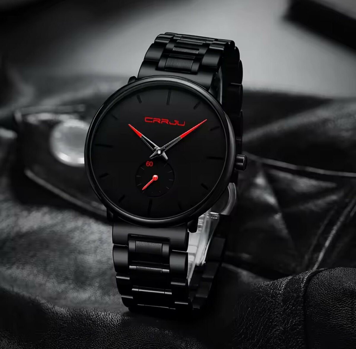 Montre homme CRRJU noire élégante