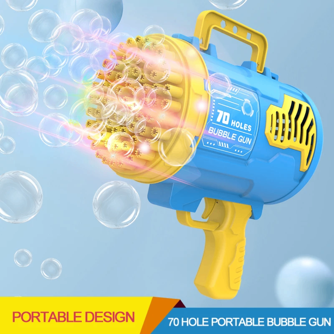 Pistolet à bulles 70 trous