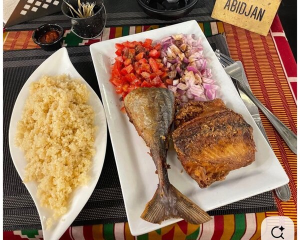 Atieke poisson grillé