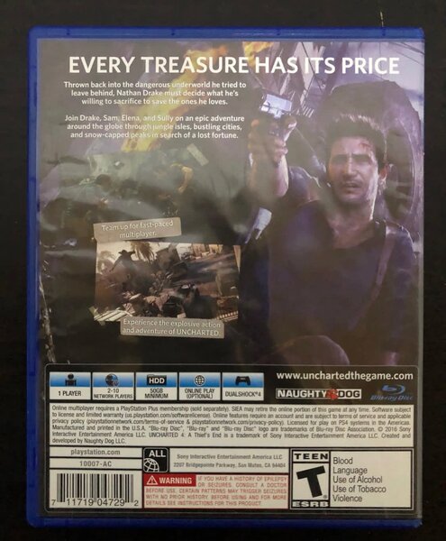 Uncharted 4 ps4