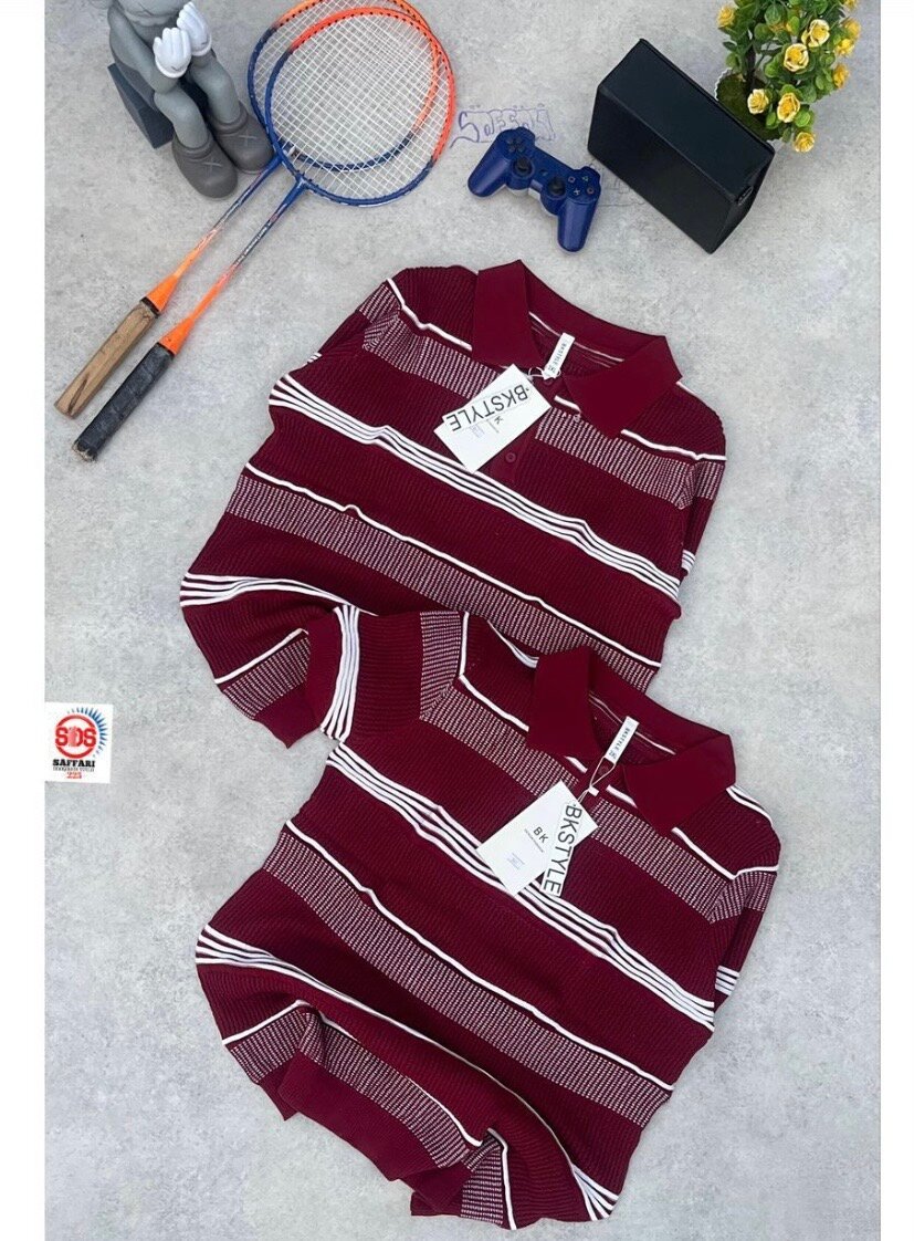 Polo à Rayures Élégant