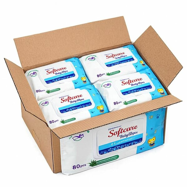 Lingettes Bébé Softcare (12x80)