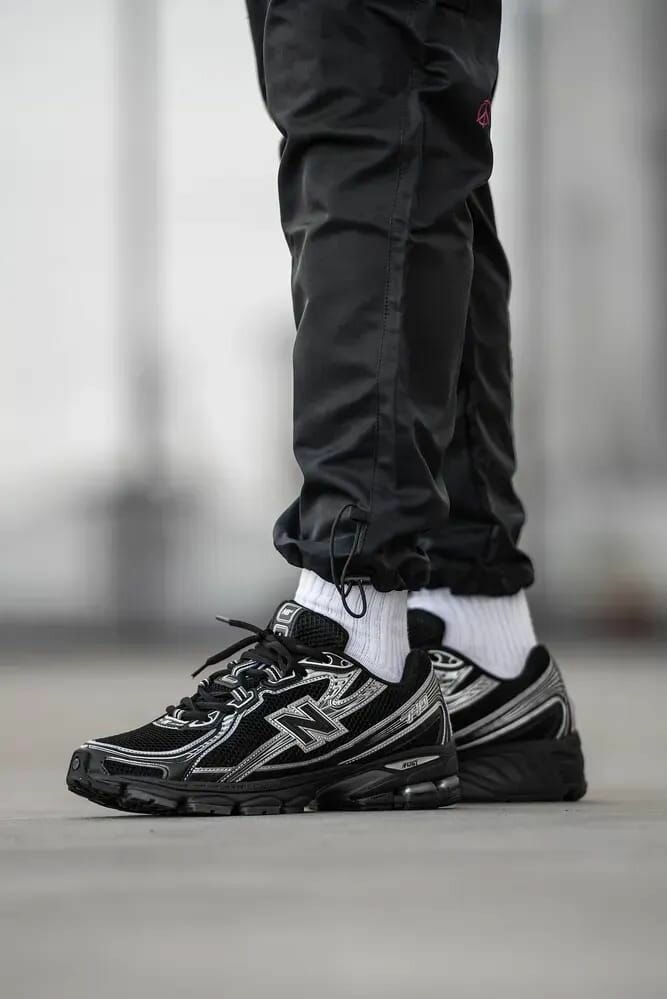 Sneakers confortables noirs homme