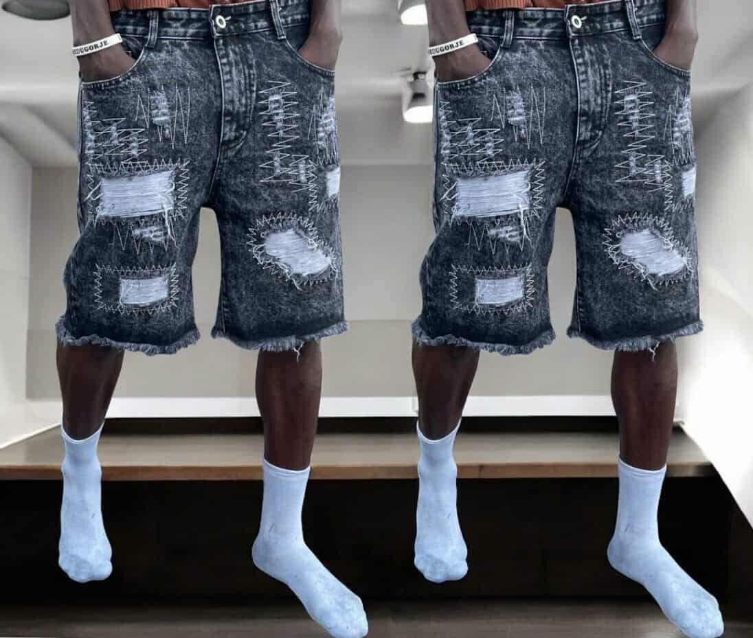 Shorts en jean décontractés