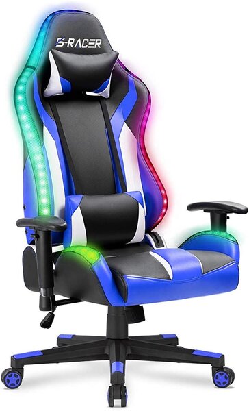 Chaise de gaming LED RGB
