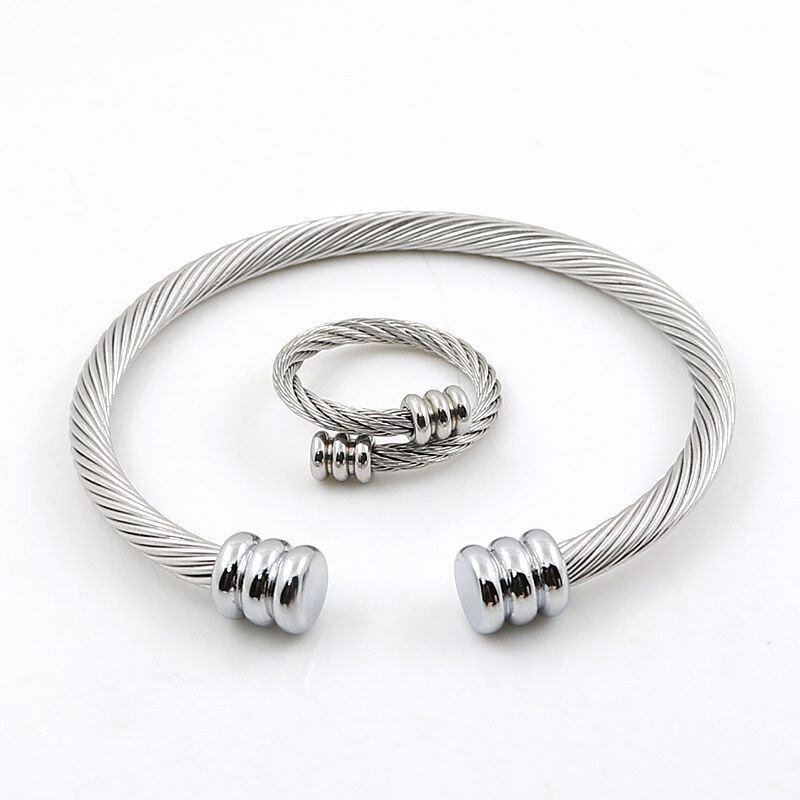 Bracelet jonc acier inoxydable