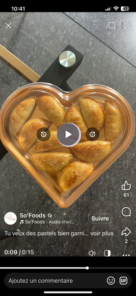 Pastels à la viande