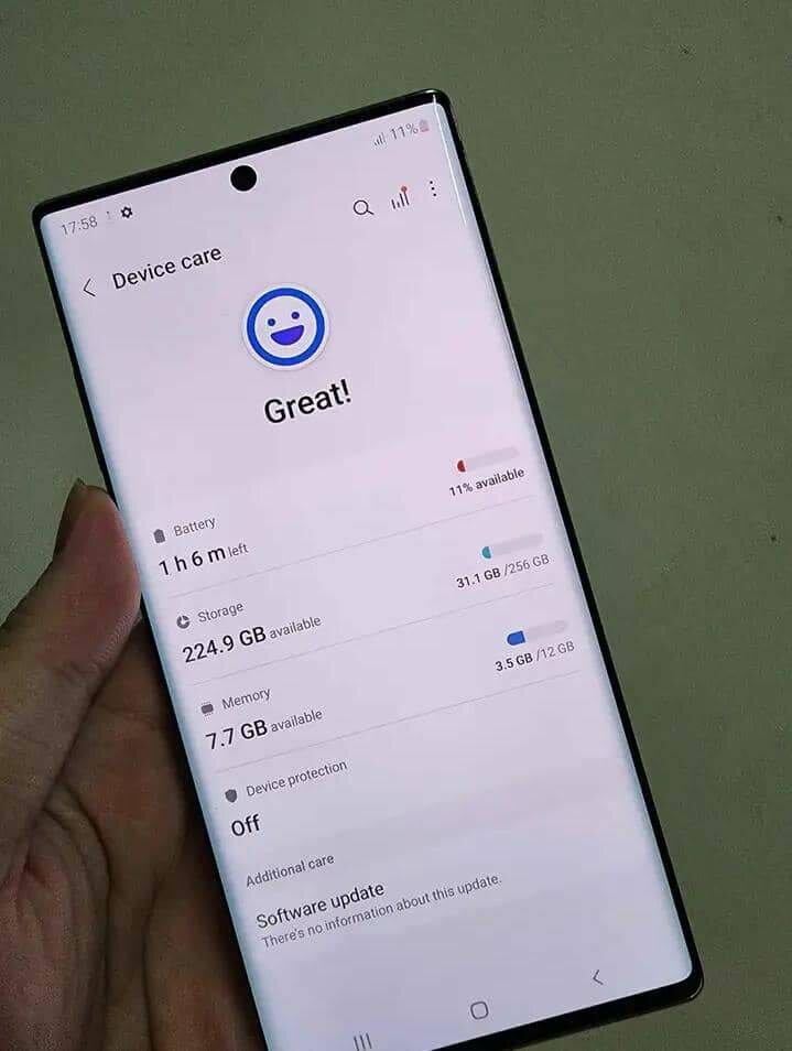 Samsung Galaxy note 10plus