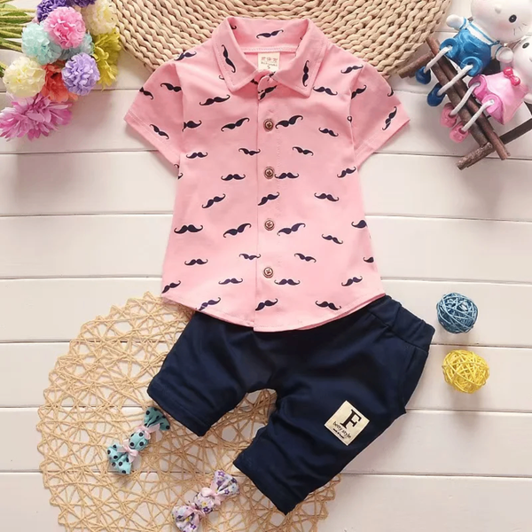 Ensemble bébé chemise et short