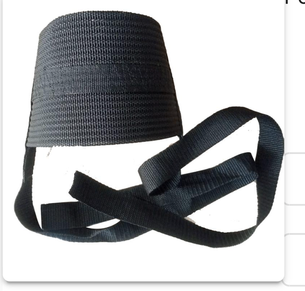 Masque de sommeil en tissu noir