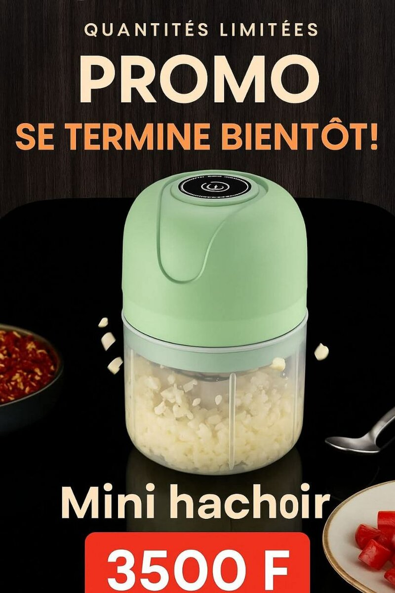 Mini hachoir électrique