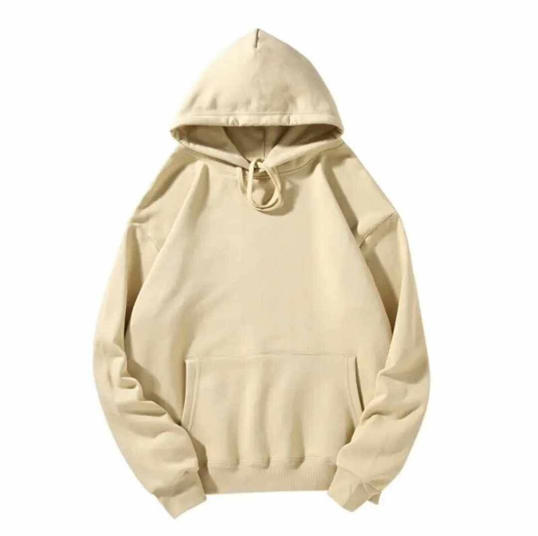 Pull à capuche couleur unique