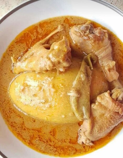 Sauce pistache + foutou banane