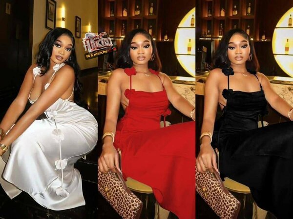 Robe élégante soirée femme