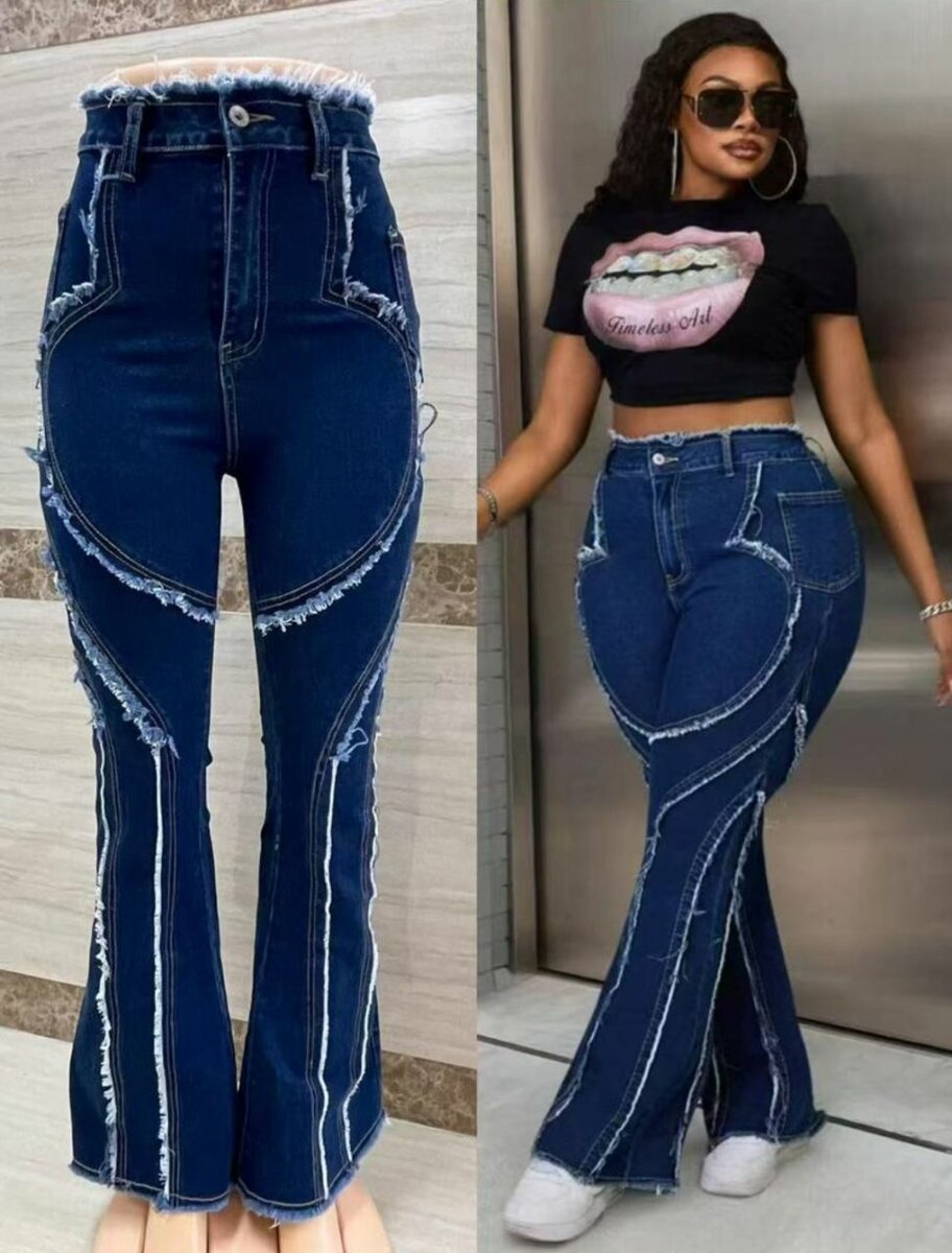 Jeans flare tendance femme