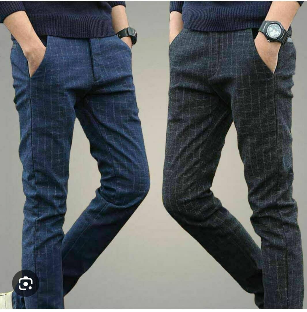 Pantalons à rayures élégants