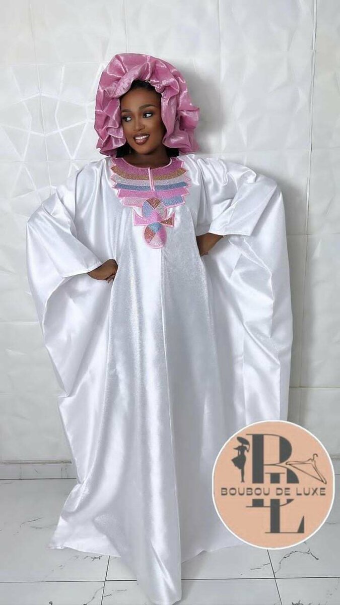 Boubou élégant de luxe